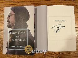 New David Grohl SIGNED BOOK The Storyteller 1ST EDITION Nirvana Foo Fighters