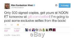 New Kim Kardashian SELFISH Gilt Exclusive Signed Edition Numbered Of 500 Book