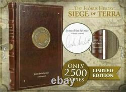 New! Sons of the Selenar Signed Siege of Terra Horus Heresy Limited Edition Book