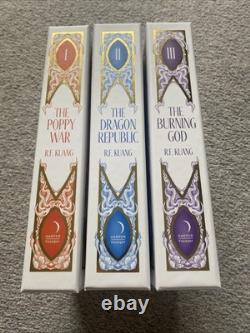 New The Poppy War R F Kuang Signed Illumicrate Exclusive Edition 3 Book Set