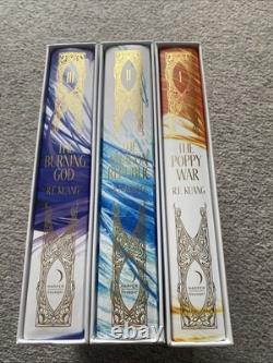 New The Poppy War R F Kuang Signed Illumicrate Exclusive Edition 3 Book Set