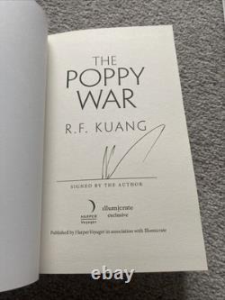 New The Poppy War R F Kuang Signed Illumicrate Exclusive Edition 3 Book Set