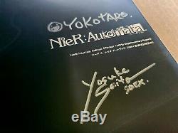 Nier Automata Black Box Collectors Edition Art Book Signed by Director Yoko Taro