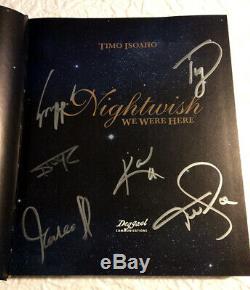Nightwish We Were Here signed book autograph English Edition
