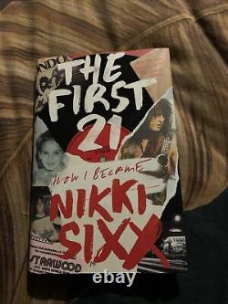 Nikki Sixx (Motley Crue)Hand Signed Book, First Edition