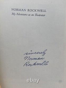 Norman Rockwell -SIGNED- My Life as an Illustrator 1960 FIRST EDITION BOOK