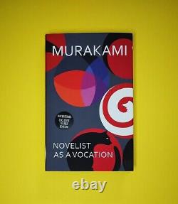 Novelist as a Vocation by Haruki Murakami SIGNED Exclusive HB with Slight Flaws
