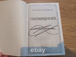 Oathbringer by Brandon Sanderson SIGNED 1st Edition UK Hardback
