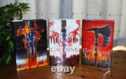 Of Blood & Bone Trilogy by John Gwynne -TBB SIGNED & LOW NUMBERED NEW & UNREAD