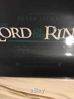 Olly Moss Lord of the Rings Signed AP Edition Print/Poster Movie Book