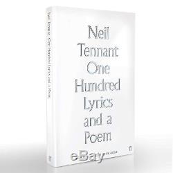 One Hundred Lyrics and a Poem Signed Edition book by Neil Tennant Pet Shop Boys