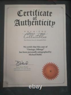 Onstage Offstage SIGNED Limited Edition Michael Buble Presentation Box Book COA
