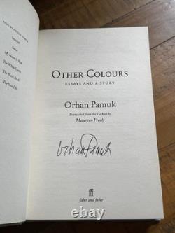 Orhan Pamuk Other Colours Signed 1st Edition HB Book