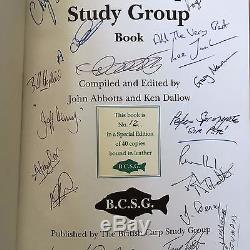 Original Sixth B. C. S. G. Book Leatherbound Edition. Mint. Carp. Multi-Signed BCSG