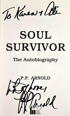 P. P. Arnold SIGNED & INSCRIBED FIRST EDITION- SOUL SURVIVOR THE AUTOBIOGRAPHY
