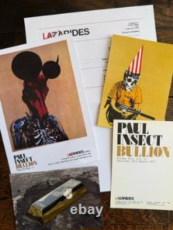 PAUL INSECT Street Artist SIGNED Limited Edition Book LAZARIDES Flyers BULLION
