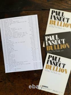 PAUL INSECT Street Artist SIGNED Limited Edition Book LAZARIDES Flyers BULLION
