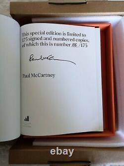 PAUL MCCARTNEY The Lyrics SIGNED NUMBERED Edition 155/175 AUTOGRAPHED Book