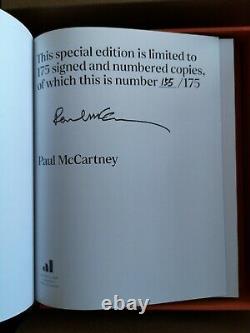 PAUL MCCARTNEY The Lyrics SIGNED NUMBERED Edition 155/175 AUTOGRAPHED Book