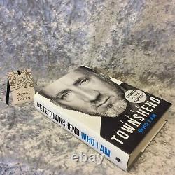 PETE TOWNSHEND SIGNED WHO I AM UK 1/1 FIRST EDITION HARDBACK BOOK The Who Mods