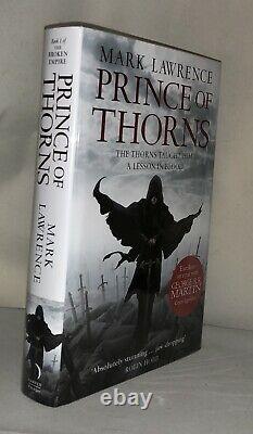 PRINCE OF THORNS Mark Lawrence 1ST HB Signed, Limited Edition Voyager