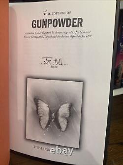 PS Publishing Joe Hill Gunpowder Signed Numbered Edition Hardback Book