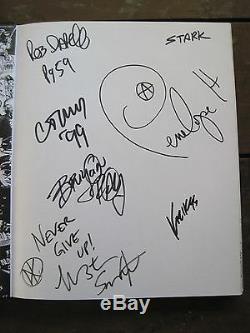 PUNK ROCK POSTER ART BOOK SIGNED by AUTHORS & ARTISTS First Edition 1999