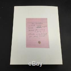 PUnk Picasso Larry Clark SIGNED FIRST EDITION 2003 Art Book