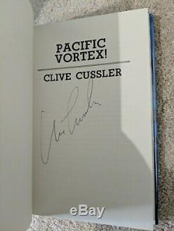 Pacific Vortex Limited Edition Signed by Clive Cussler Book Sleeve HC/DJ