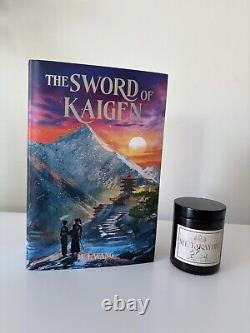 Page And Wick Sword Of Kaigen Hardcover Special Edition Book Signed With Candle