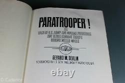Paratrooper! Double Signed Limited Edition Gold Gilt 1 of 600 Devlin Airborne 39