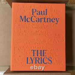 Paul McCartney THE LYRICS Signed & Numbered Deluxe Special Edition Book Rare 175