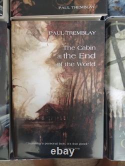 Paul Tremblay Book Set SIGNED Matching Numbered SST Publications OOP RARE