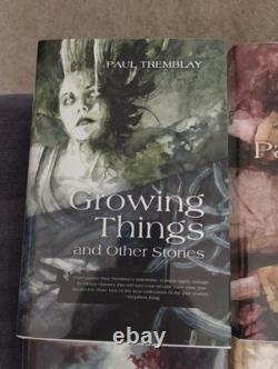 Paul Tremblay Book Set SIGNED Matching Numbered SST Publications OOP RARE