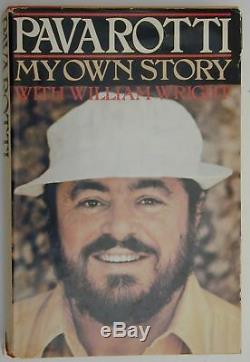 Pavarotti My Own Story Hand Signed First Edition Vintage Hardcover Book