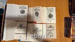 Percy Jackson Series 6 Book Set Signed UK Editions