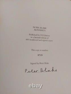 Peter Blake Alphabets SIGNED Numbered Slipcased Hardback Book Limited Edition
