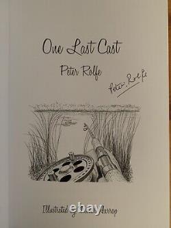 Peter Rolfe One Last Cast rare signed limited edition fishing book crucian carp