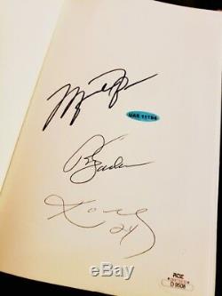 Phil Jackson 11 Rings 1st Edition Book Signed by Kobe Jordan Phil UDA