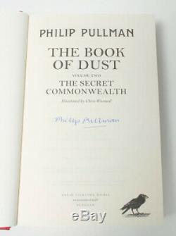 Philip Pullman Ltd Edition Signed Book Of Dust The Secret Commonwealth No 1677 +