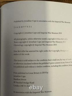 Photographer Don McCullin Shaped By War Signed HB 1st Edition Book