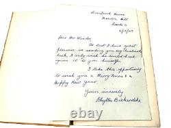 Physiotherapy Prescriptions P Bickerdike Medical Book & Signed Letter Rare Book
