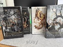 Plated Prisoner 6 Book Set Raven Kennedy Gild Gold etc GOLDSBORO SIGNED NUMBERED