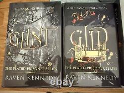 Plated Prisoner 6 Book Set Raven Kennedy Gild Gold etc GOLDSBORO SIGNED NUMBERED