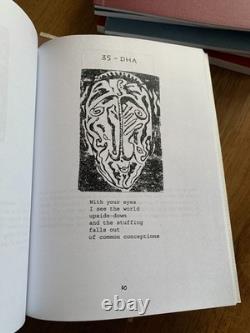 Poems Jonathan Parkinson 9 books slipcase Sanscrit signed limited edition poetry