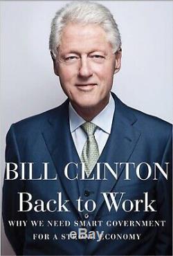 President Bill Clinton Signed Back To Work Book JSA COA 1st Edition