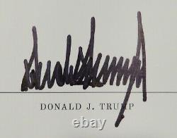 President Donald J. Trump Signed Art Of The Deal 2016 Election Edition Book