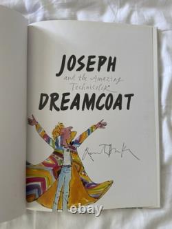 Quentin Blake Joseph & Technicolour Dreamcoat Signed 1st Edition Book