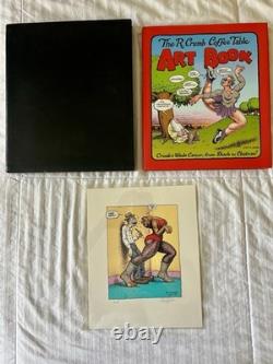 R. Crumb Coffee Table Art Book Deluxe Edition with Signed Silkscreen Artist Proof