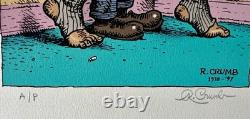 R. Crumb Coffee Table Art Book Deluxe Edition with Signed Silkscreen Artist Proof
